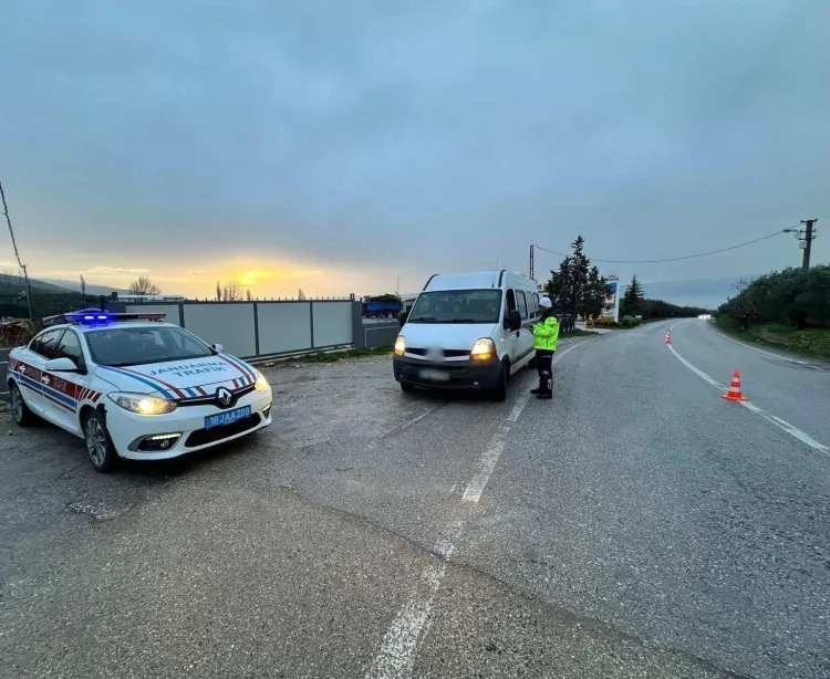 Bursa'da okul ziliyle birlkte Jandarma denetimleri artırdı