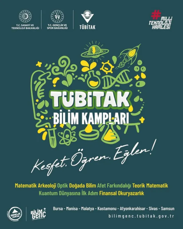 Bursa'da TÜBİTAK Bilim Kamplarına İnegöl ev sahipliği yapacak