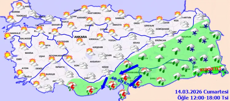 Meteoroloji'den toz taşınımı uyarısı