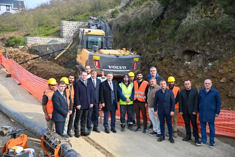 Trabzon Akçaabat’ta içme suyu altyapısı güçleniyor