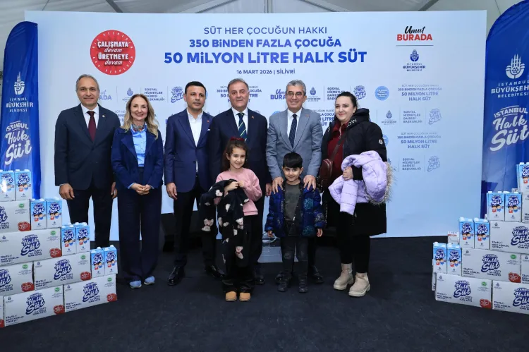İstanbul'un çocuklarına 50 milyon litre süt ulaştırıldı