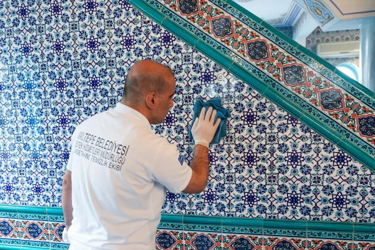 Maltepe’de ibadethaneler Ramazan Bayramı’na hazır