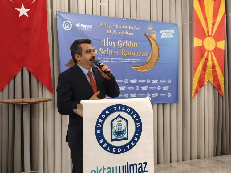 Bursa'da Başkan Yılmaz Evlad-ı Fatihan ile kardeşlik sofrasında