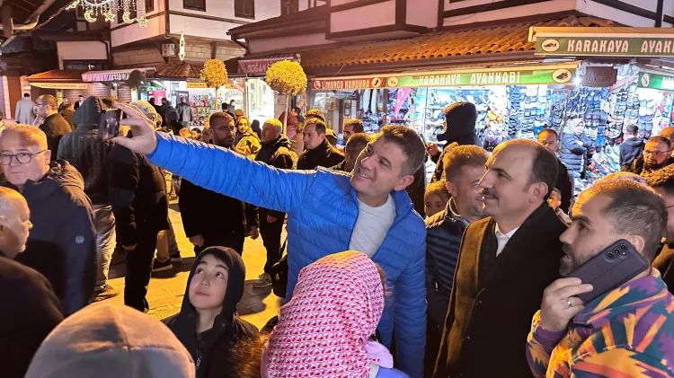 Konya’da bayram öncesi esnaf ziyareti