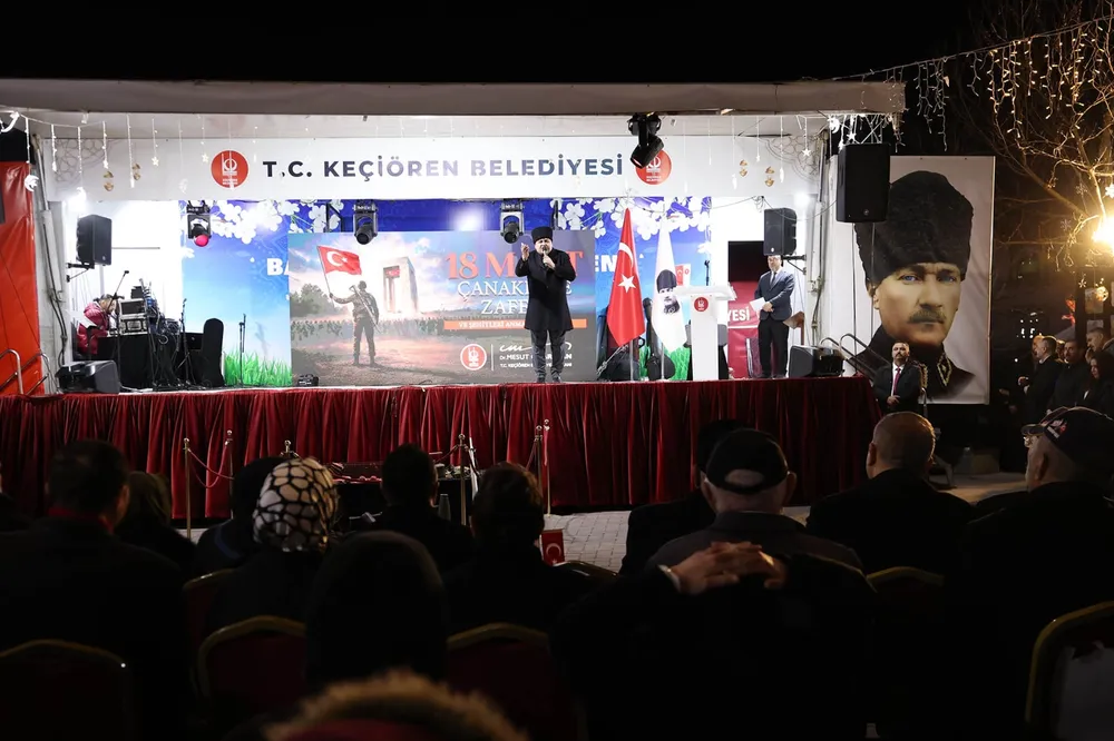 Ankara Keçiören’de Çanakkale Zaferi’nin yıl dönümünde şehitler anıldı