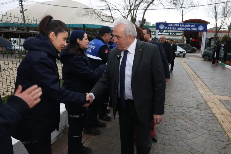 Bursa Nilüfer'de geleneksel bayramlaşma