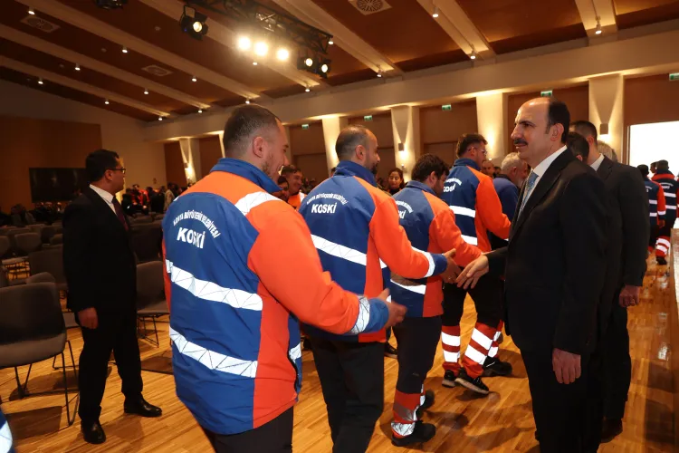 Konya Büyükşehir çalışanları bayramlaştı