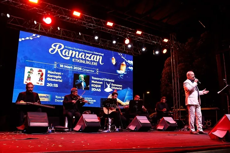 Antalya Büyükşehir'in ramazan etkinliklerine yoğun ilgi
