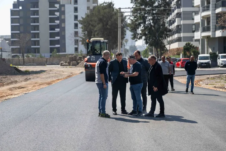 Bornova’da yol çalışmaları hız kesmiyor