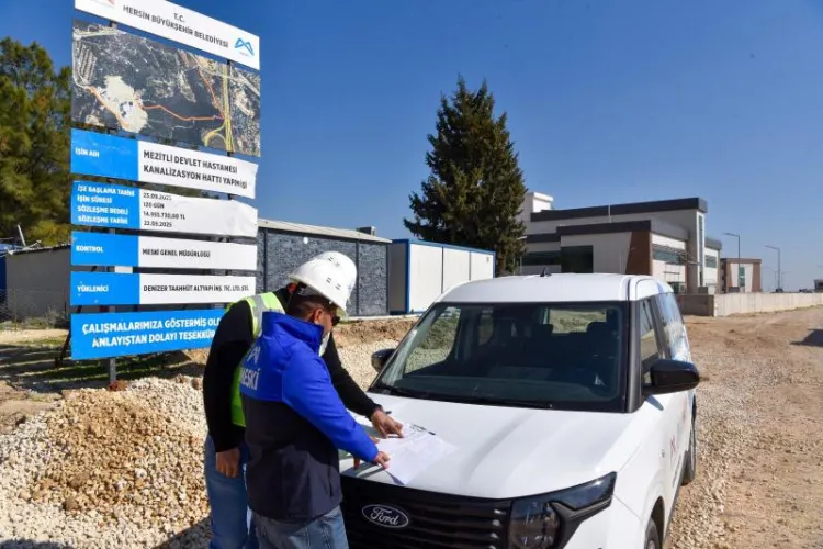 Mersin'de MESKİ atık su altyapısı çalışmalarını sürdürüyor