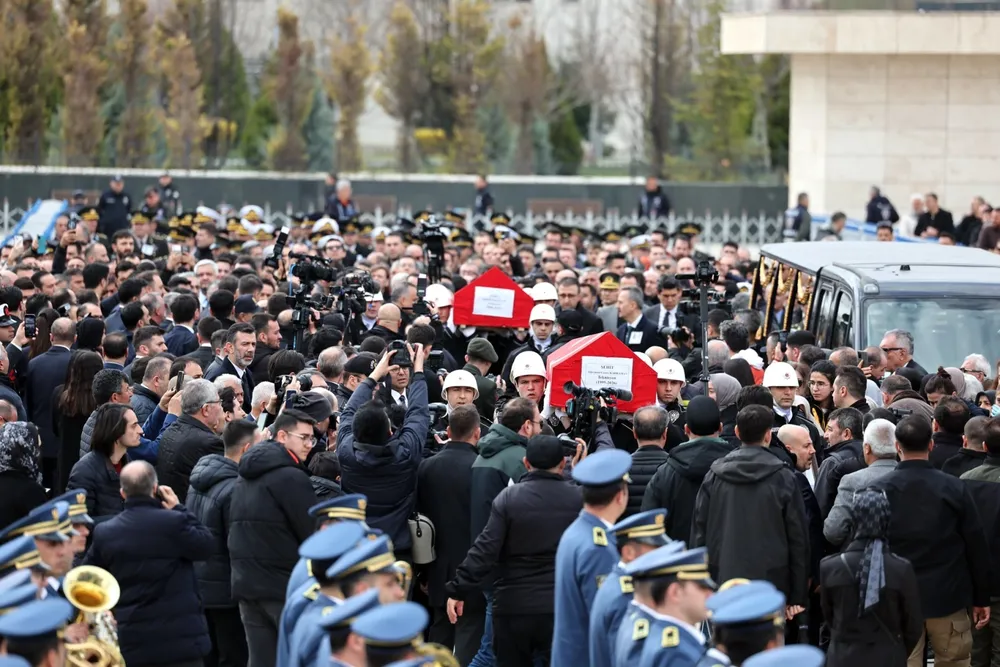 ASELSAN şehitleri Ankara’da son yolculuğuna uğurlandı