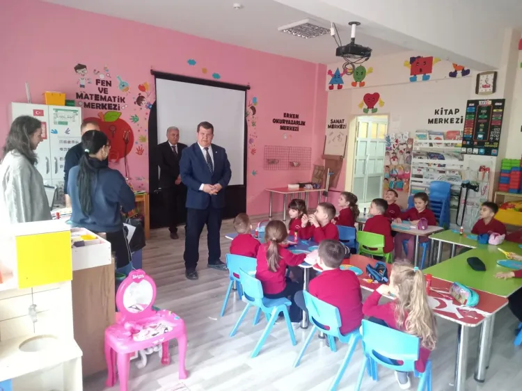 Keşan'da Müdür Kemik’ten Raşit Efendi İlkokulu’na ziyaret
