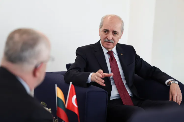 Numan Kurtulmuş, Litvanyalı mevkidaşıyla Zagreb'te görüştü