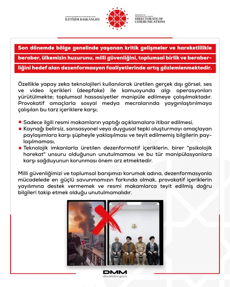 DMM: Deepfake ve manipülatif içeriklere karşı dikkat