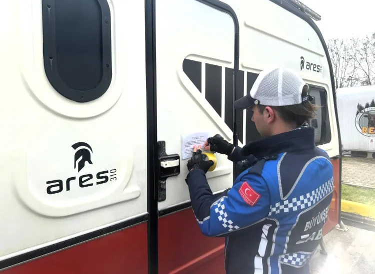 Kocaeli Büyükşehir'den karavanlara 1 Nisan uyarısı... O otoparkta ücretli sistem başladı