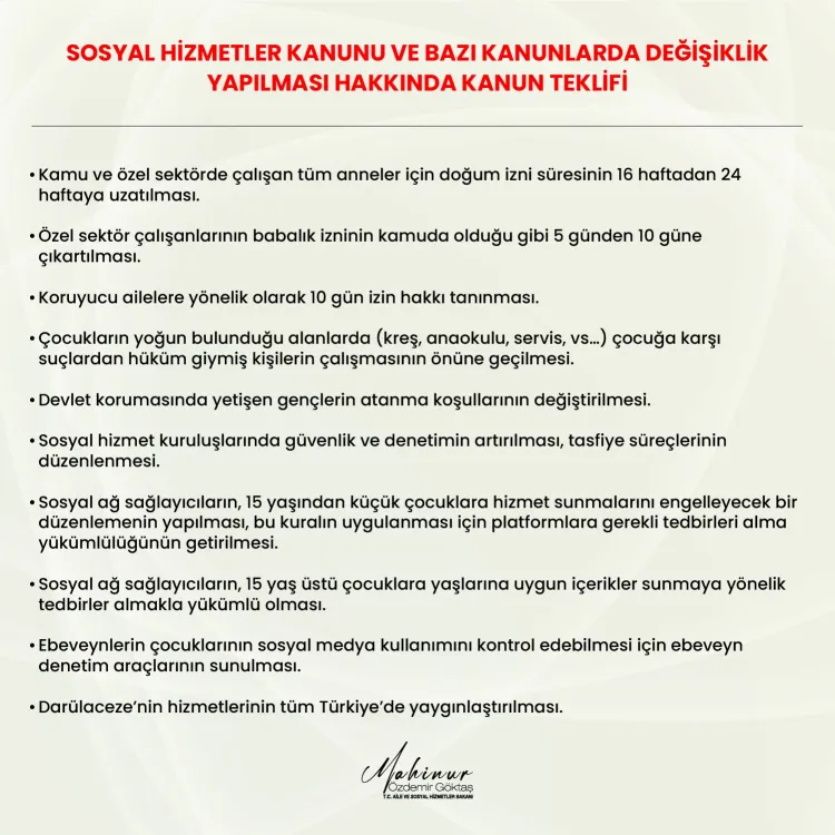 15 yaş altına sosyal medya düzenlemesi geliyor... Doğum ve babalık izinleri artıyor!