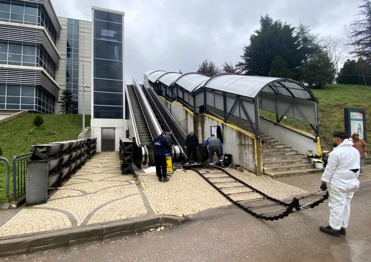 Kocaeli'de yürüyen merdivenlere kapsamlı bakım