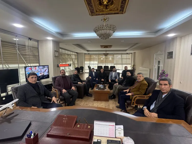 Ağrı’da mali müşavirlerden ATSO’ya ziyaret