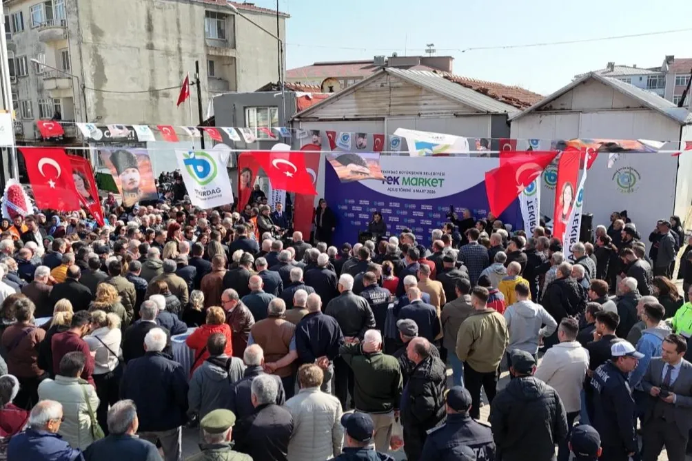 Tek market dayanışma zinciri Şarköy'de büyüyor
