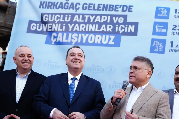 Manisa Gelenbe’de 4 milyon Euro'luk altyapı yatırımına start