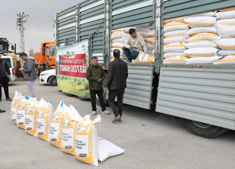 Konya'da yüzde 50 hibeli aspir tohumları dağıtılıyor